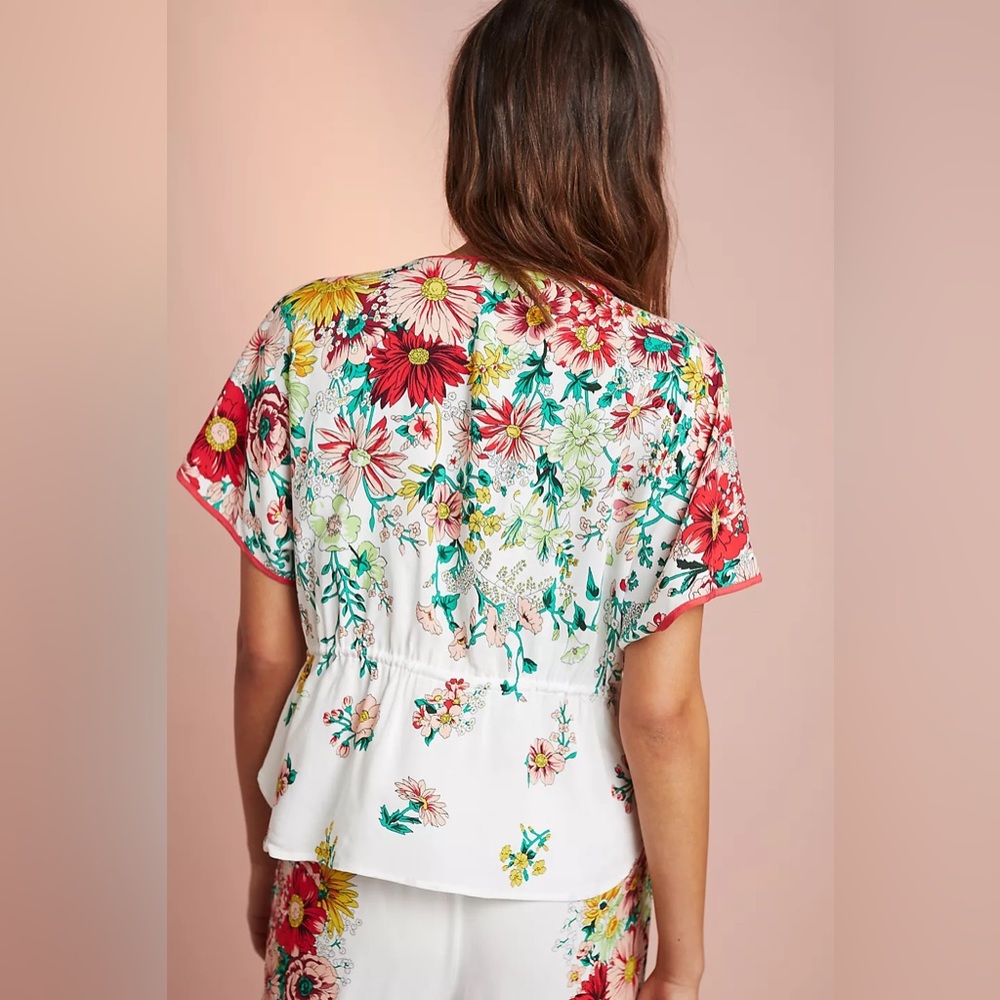 ANTHROPOLOGIE NWOT Springtime Sleep Shirt *TOP ONLY* - Picture 2 of 12
